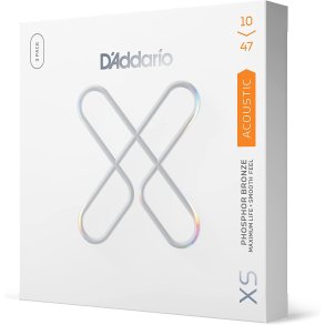 D'Addario XSAPB1047-3P, Strenges�t Western XS Phos.Bronze 010-047, 3-pack